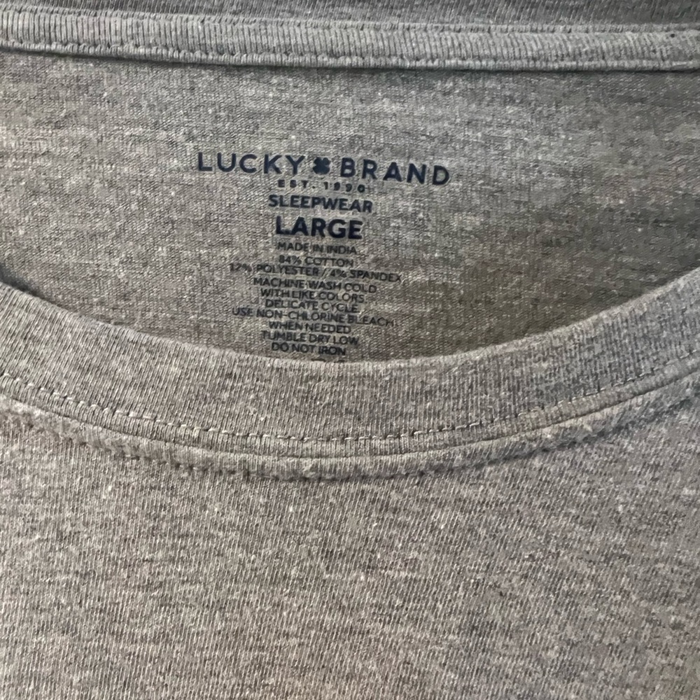 Lucky Brand Grey Long Sleeve Shirt - Picture 3 of 4